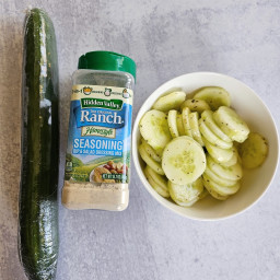 Ranch Cucumber "Chips"