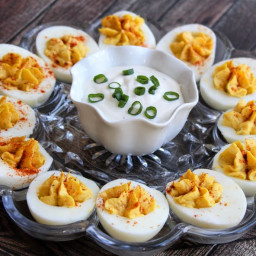 Ranch Style Deviled Eggs