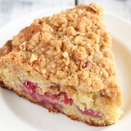 Raspberry Almond Crumb Cake