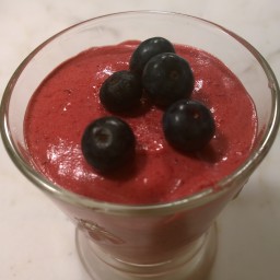 Raspberry and Blackberry Mousse