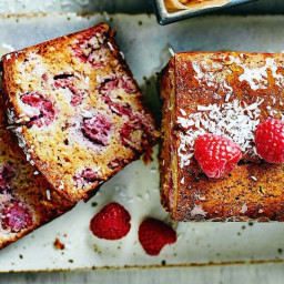 Raspberry and Coconut Breakfast Loaf