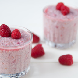 Raspberry and Coconut Chia Pudding