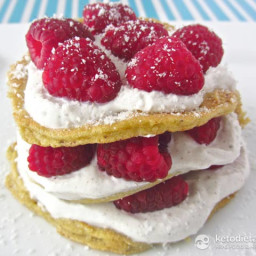 Raspberry and Vanilla Pancakes