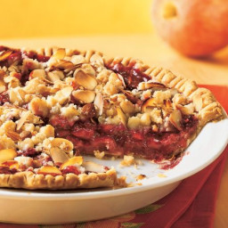Raspberry-Apple Crumb Pie