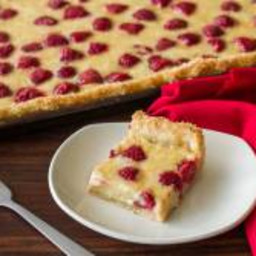 Raspberry Buttermilk Slab Pie