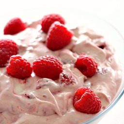 Raspberry Cheesecake Fluff Salad