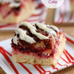Raspberry Cobbler Cake