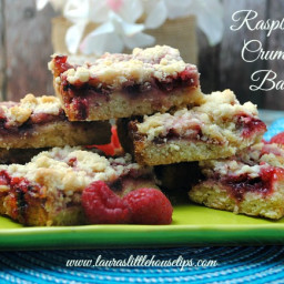 Raspberry Crumble Bars Recipe