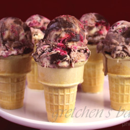 Raspberry Fudge Ripple Ice Cream