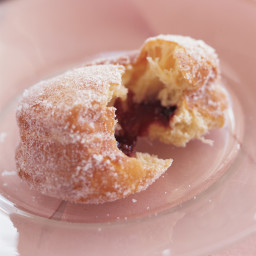 Raspberry-Jam Doughnuts