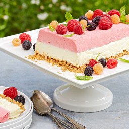 Raspberry-Lemon Chiffon Icebox Cake