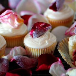 Raspberry Rosewater Cupcakes Recipe