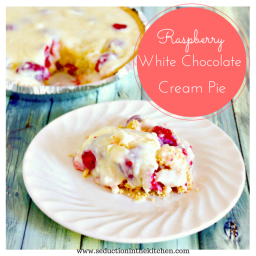 Raspberry White Chocolate Cream Pie