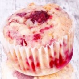 Raspberry Yogurt Muffins
