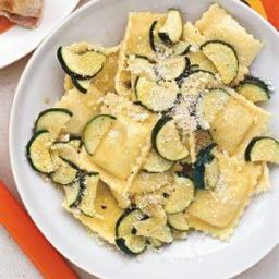 Ravioli With Sautéed Zucchini