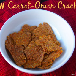Raw Carrot-Onion Crackers