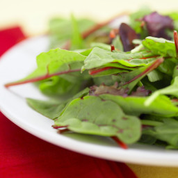 Raw Food Beet Green Salad