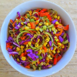 Raw Spicy Zoodle Bowl
