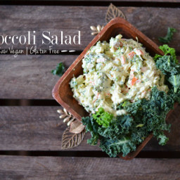 Raw Vegan Broccoli Salad!