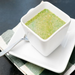 Raw Vegan Cream of Broccoli Soup