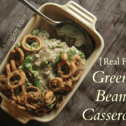 Real Food Green Bean Casserole