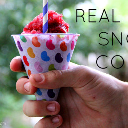 Real Food Snow Cones