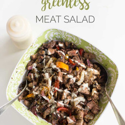Real Man's Greenless Meat Salad