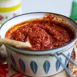 Really easy roasted red pepper sauce