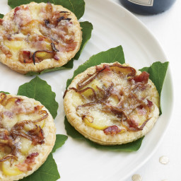 Reblochon Tarts with Bacon and Fingerling Potatoes