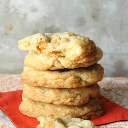 Recipe: Cashew Butterscotch Cookies, makes 2 1/2 dozen