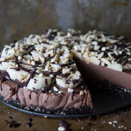 Recipe: Chocolate Banana Ice Cream Cake- Vegan and Gluten Free