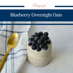 Recipe for Blueberry Overnight Oats