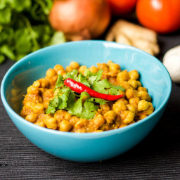 Recipe for Chickpeas Indian Style