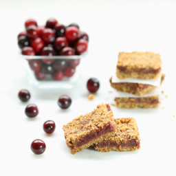 Recipe: Fresh Cranberry Crumb Bars (Gluten-Free, Vegan / Plant-Based, Refin