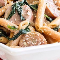 Recipe: Gluten-Free Kale and Chicken Sausage Pasta
