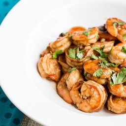 Recipe: Honey Garlic Shrimp Skillet