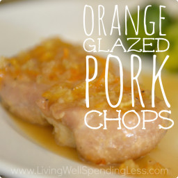 Recipe:  Orange Glazed Pork Chops