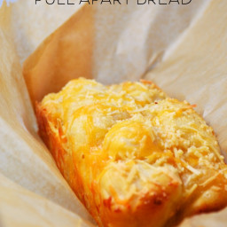 RECIPE: Savory Pull Apart Parmesan Cheddar Loaf