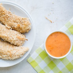 Recipe: Skinny Coconut Chicken with Sweet Thai Dipping Sauce