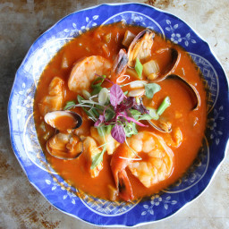 Recipe: Spicy Tomato Seafood Chowder