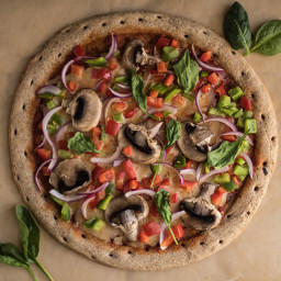 Recipe: Veggie lovers’ pizza