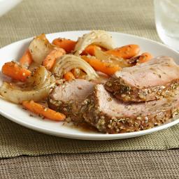 Recipe Inspirations Rosemary Glazed Pork Tenderloin with Carrots NEW