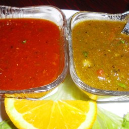 Red And Green Fire Salsa