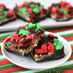 Red and Green Magic Bars - Last minute Christmas dessert