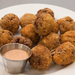 Red Beans and Rice Boudin Balls with Dipping Sauce