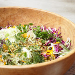 Red Cabbage Salad with Fennel, Orange and Pepitas