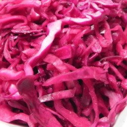 Red Cabbage Slow Slaw Recipe