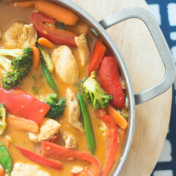 Red Coconut Curry Chicken Recipe