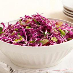 Red Coleslaw With Grapes