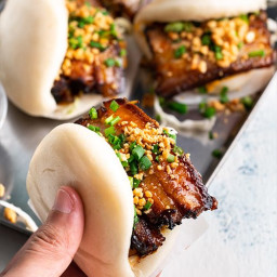 Red-Cooked Pork Belly Bao